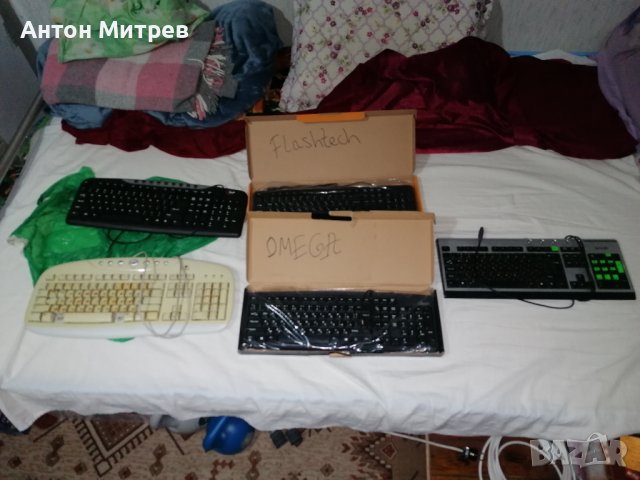 Продавам 5 бройки Клавиатури - различен тип Ps/2 и USB, снимка 4 - Клавиатури и мишки - 37412188
