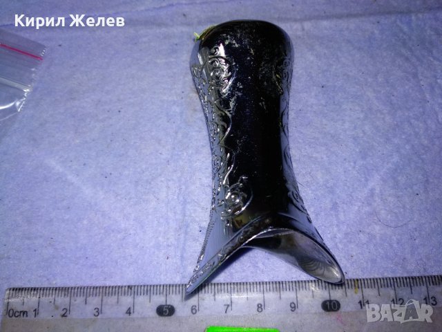 КРАСИВО ОРНАМЕНТИРАНА СРЕБРИСТА МЕТАЛНА КАПАЧКА от ПАРФЮМ За КОЛЕКЦИЯ 41319, снимка 7 - Колекции - 43598324