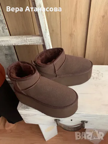 🤎🤎🤎 Екстравагантни боти на олекотена платформа👜👜👜, снимка 9 - Дамски боти - 48043317