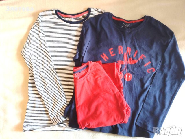 3 блузки с дълъг ръкав за ръст 146-152 см