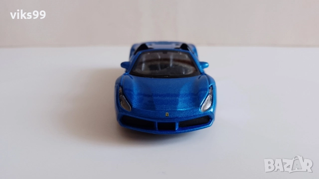 Bburago Ferrari 488 Spider - Мащаб 1:43, снимка 7 - Колекции - 52898440