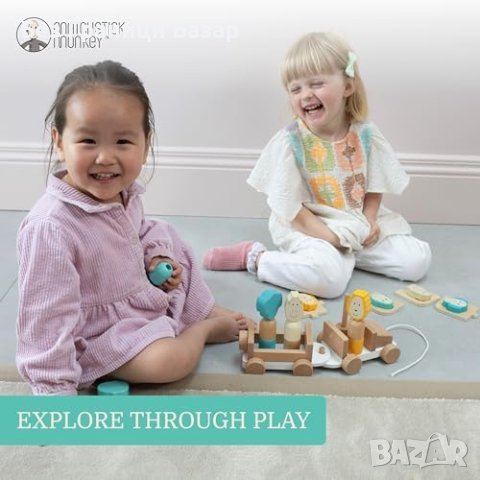 Нова Образователна Дървена Играчка - Сафари Джип за Малки деца, снимка 5 - Образователни игри - 43958028