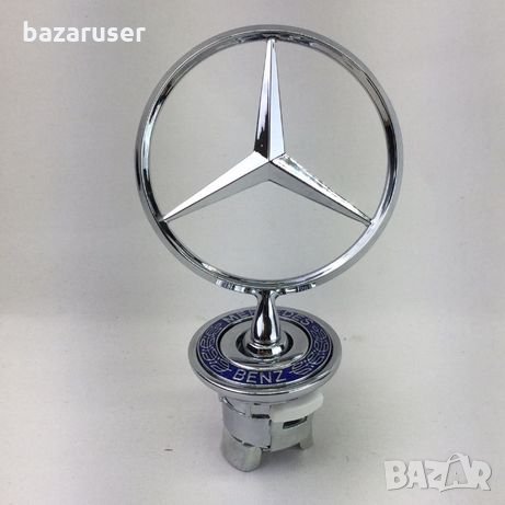 Метална Емблема Mercedes Benz (Мерник) 6666-250388 OEM: 210880186, снимка 1 - Аксесоари и консумативи - 33680367