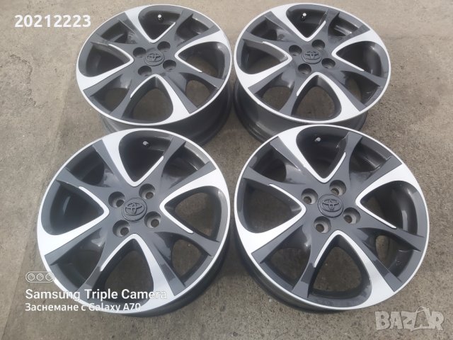 4 броя  алуминиеви джанти за Toyota Yaris-Hybrid  16, снимка 6 - Гуми и джанти - 38010176