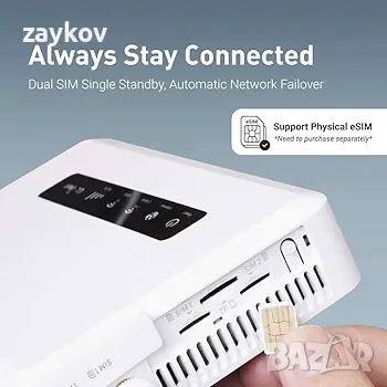 GL.iNet GL-X3000 (Spitz AX) 5G NR AX3000 клетъчен шлюз рутер, Wi-Fi 6, Multi-WAN, снимка 3 - Рутери - 50144853