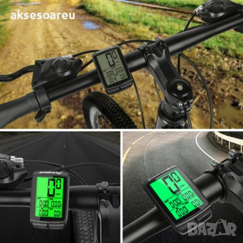 Безжичен километраж за колело INBIKE MTB велосипед компютър GPS скоростомер одометър Часовник за кол, снимка 7 - Аксесоари за велосипеди - 37107683