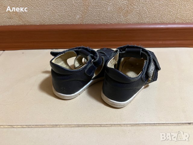 Тъмносини детски сандали КК - Колев и Колев, снимка 4 - Бебешки обувки - 43381996