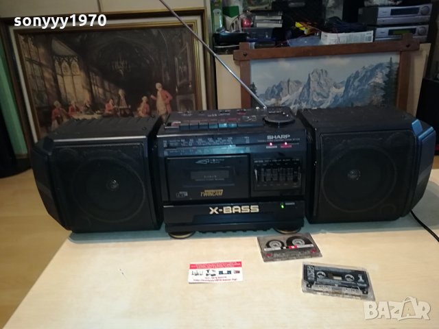 SHARP BIG SHARP-77см 1904211106, снимка 8 - Радиокасетофони, транзистори - 32602280