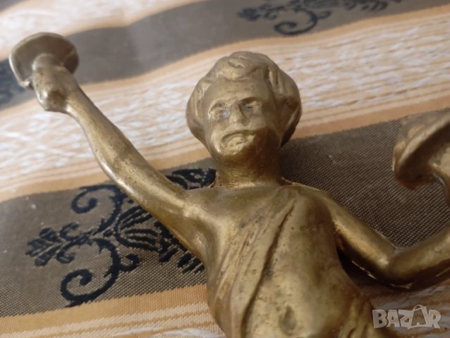 Стара статуетка,надстройка момче, снимка 2 - Други ценни предмети - 50836497