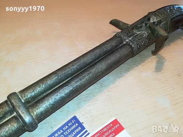 АНТИКА-пушка антика-метал/дърво 102см 3005211145, снимка 10 - Антикварни и старинни предмети - 33044209