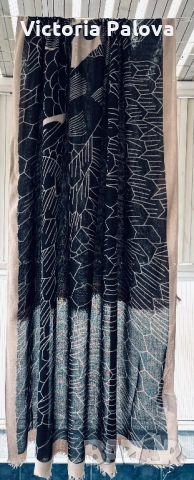 Голям артистичен дизайнерски шал Дания , снимка 9 - Шалове - 52796264