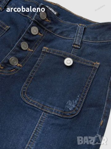 Нов дамски еластичен прилепнал дънков панталон с изпъкнала висока талия, 2цвята, снимка 5 - Дънки - 44053058