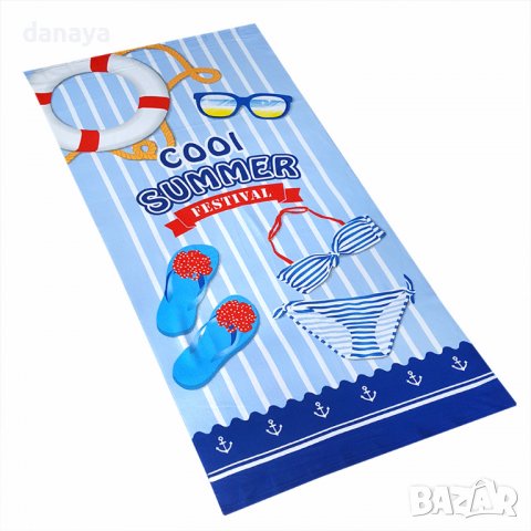 2871 Плажна кърпа Cool Summer, 150x70 cm, снимка 2 - Хавлиени кърпи - 36667174