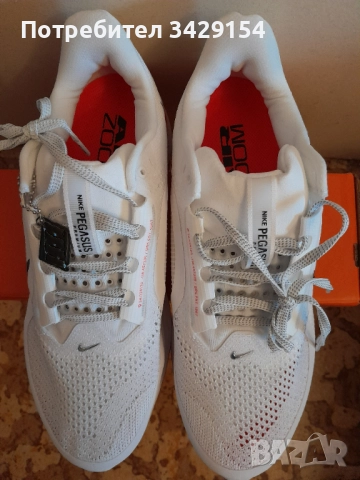 Супер Изгодно Nike Air Zoom Pegasus Premium БЯЛ Размер EU45, снимка 6 - Спортни обувки - 52105379