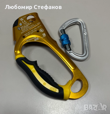 Самохват PETZL ASCENSION(десен) и карабинер SINGING ROCK COLT , снимка 3 - Спортна екипировка - 52749635