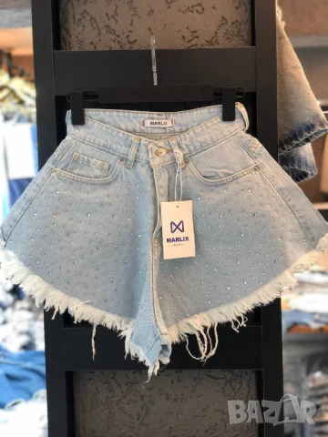 Къси панталонки ВИДЕО НА МОДЕЛА, снимка 2 - Къси панталони и бермуди - 50742876