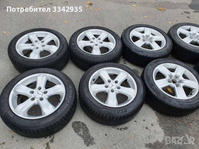 Джанти за мерцедес Mercedes Audi vw 5x112 16 цола, снимка 2 - Аксесоари и консумативи - 36633011