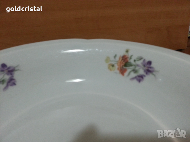 Стар български порцелан купа, снимка 3 - Антикварни и старинни предмети - 44927460