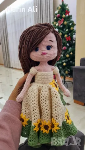 Плетена кукла, снимка 2 - Плюшени играчки - 48434716