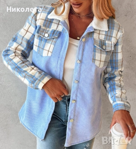 Дамско яке с копчета, снимка 6 - Якета - 51856994