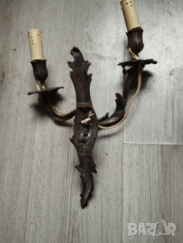 два аплика за стена,рококо -комплект, снимка 2 - Лампи за стена - 43104071