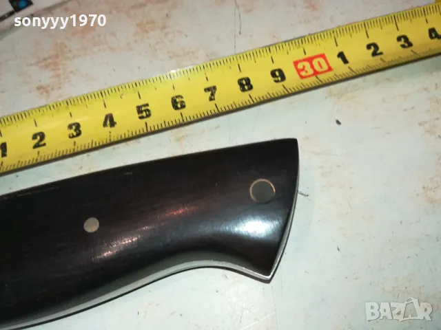 МАСИВЕН ОСТЪР НОЖ С ГРАВЮРА 1403251727, снимка 12 - Ножове - 49496083