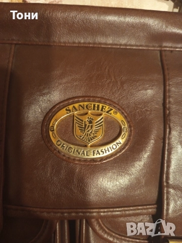 SANCHEZ Оригинал Нова Кожена Дамска Чанта , снимка 3 - Чанти - 52793438