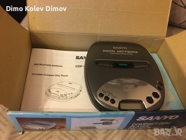 SANYO Discman Boxed Отличен, снимка 3 - Аудиосистеми - 38161671