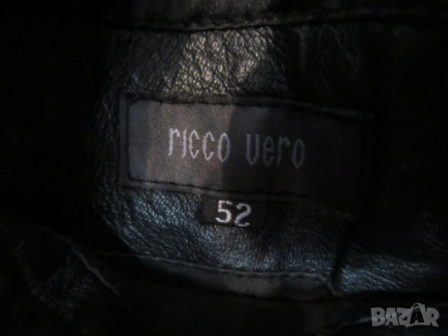 Мъжко кожено сако RICCO VERO - уникален модел с ефектен кант за да си готин и уникален . , снимка 4 - Якета - 26838552