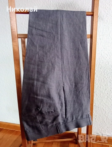 Мъжки костюм 100% лен + подарък, снимка 11 - Костюми - 53604922