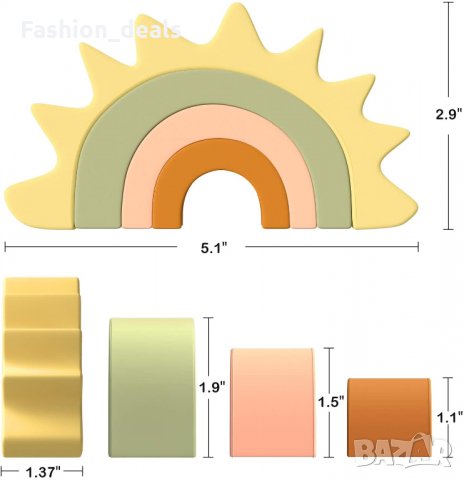 Обучителни монтесори бебешки детски гризалки играчки за подреждане 18м+ Зъбни чесалки , снимка 2 - Други - 33671953