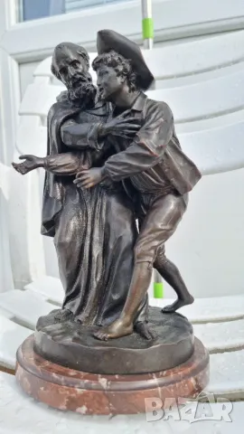 Бронзова Скулптура Луи-Симон Боазо Франция 1743- 1809г, снимка 12 - Антикварни и старинни предмети - 50428348