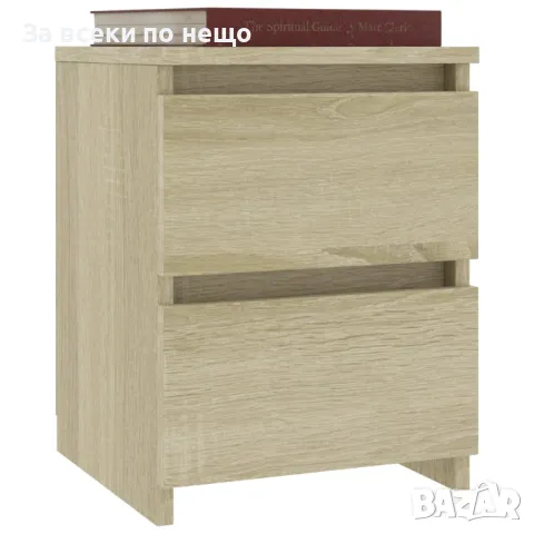 Нощни шкафчета, дъб сонома, 2 бр, 30x30x40 см, ПДЧ Код P186, снимка 3 - Шкафове - 49457675