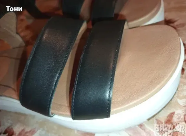 Нови Дамски Сандали Изцяло Естествена Кожа на Платформа 39, снимка 6 - Сандали - 49038208