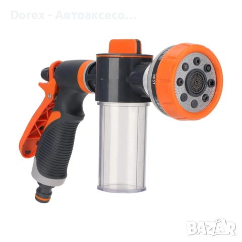 Пистолет за маркуч с контейнер за препарат — 8 режима 