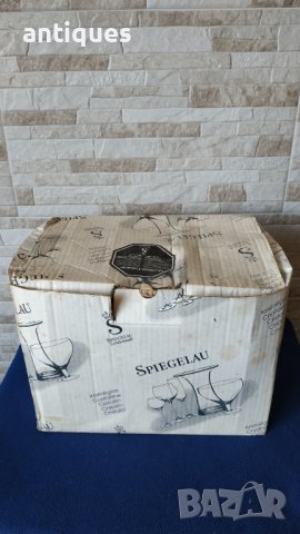 Комплект немски кристални чаши за вино - Spiegelau Echtkristall, снимка 5 - Сервизи - 37441135