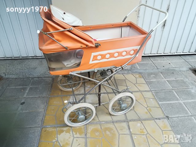 АНТИКА-РЕТРО КОЛИЧКА ЗА БЕБЕ/КУКЛА-80Х70Х45СМ, снимка 8 - Антикварни и старинни предмети - 26222532