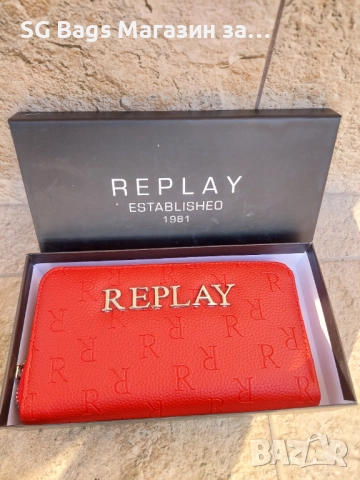 Replay дамско портмоне дамски портфейл код 230, снимка 3 - Портфейли, портмонета - 43966282