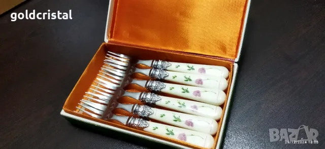 стари немски прибори за хранене десертни вилички солинген 