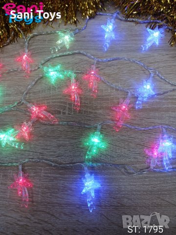 LED Коледни лампички комета, цветни в Декорация за дома в гр. Бургас ...