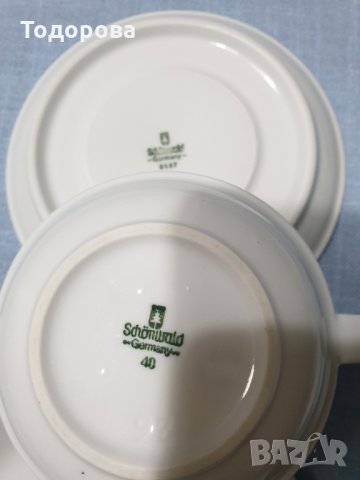 Порцеланов сет-чаши,купи с две дръжки Schonwald  Germany, снимка 7 - Сервизи - 35007444