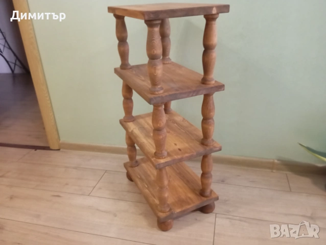 Класическа дървена етажерка !!!, снимка 3 - Етажерки - 53482501