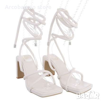 Дамски сандали на висок ток, 2цвята , снимка 5 - Сандали - 37398461