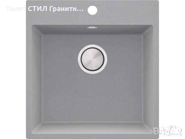 Сива СПРИ ВСИЧКО! ТВОЯТ КУХНЕНСКИ КОМПЛЕКТ Е ТУК ПРОМО! Гранитна кухненска мивка RIGA 50 XL – 129 € , снимка 2 - Мивки - 53005405