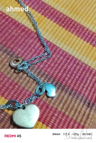 Красиво посребрено колиеGUess, снимка 7 - Колиета, медальони, синджири - 53276435