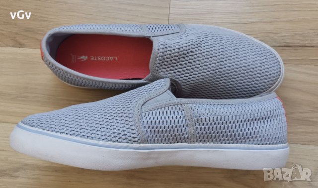 Дамски Гуменки Lacoste  Gazon - 40, снимка 7 - Маратонки - 33489509