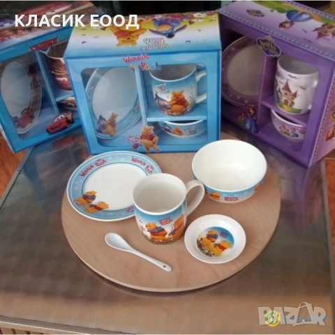 Детски сервиз за хранене Мечо Пух 5 части