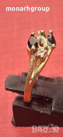 Златен пръстен /липсва камък/, снимка 4 - Пръстени - 51998056