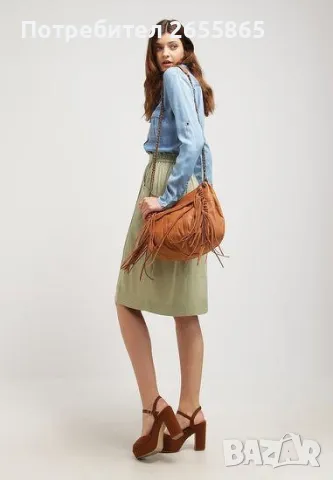 Дамска кожена чанта , снимка 2 - Чанти - 49814345