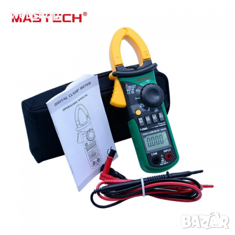 Амперклещи със зумер MASTECH  MS2108 VAC/VDC | AAC/ADC | OHM | F | Hz, снимка 2 - Клещи - 36454517